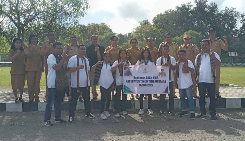 Korwas SMA/SMK/SLB Kabupaten TTU Lepas Kontingen O2SN dan FLS2N 