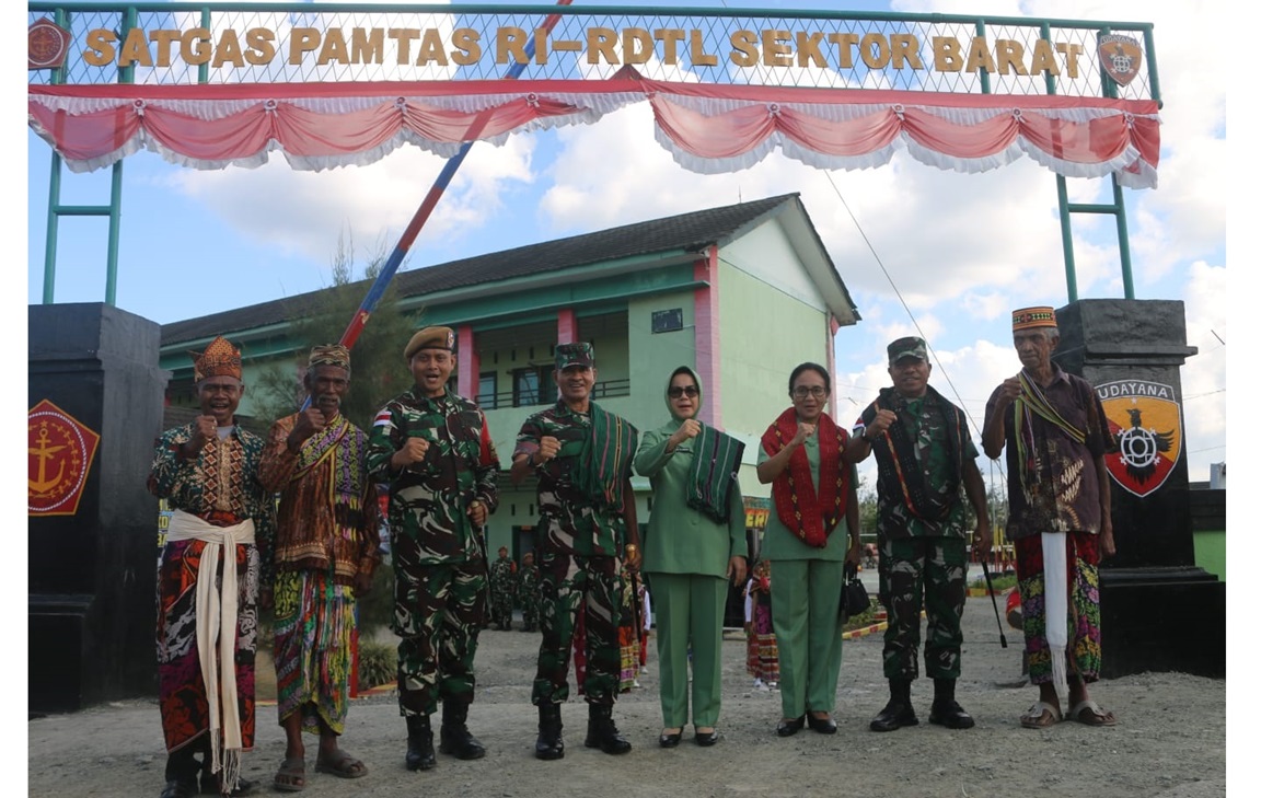 Pangdam IX/Udayana Kunker ke Mako Satgas Pamtas RI-RDTL Sektor Barat