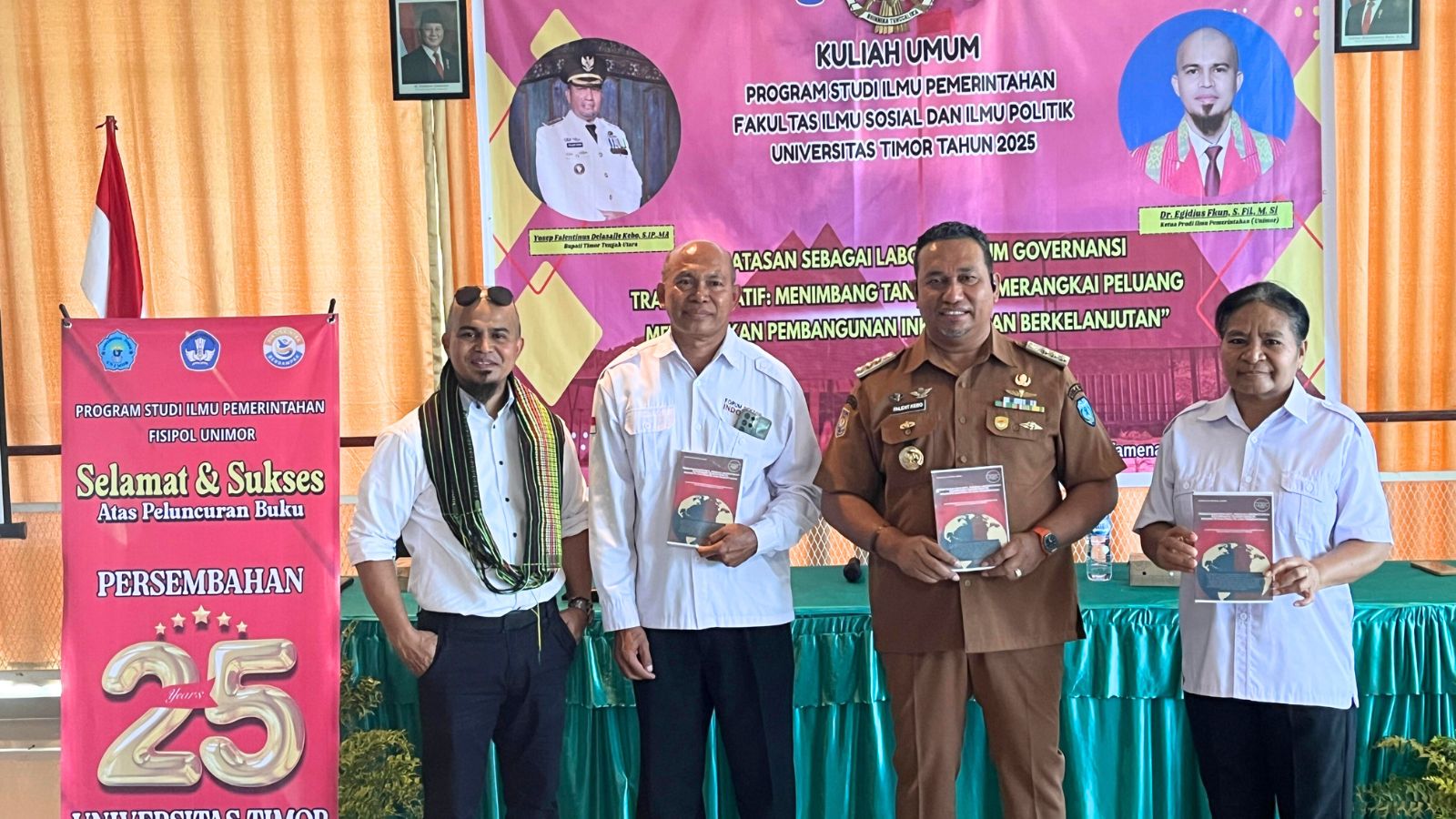 Bupati TTU Jadi Narasumber Kuliah Umum di Unimor