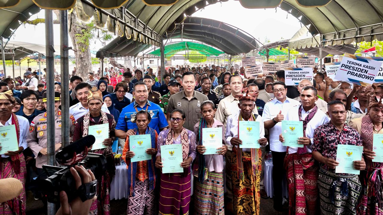 Kunjungan Tiga Menteri di TTU, Bupati Falen Kebo Sampaikan Rencana Pembangunan Bendungan Tantori dan Potensi Garam Super Premium