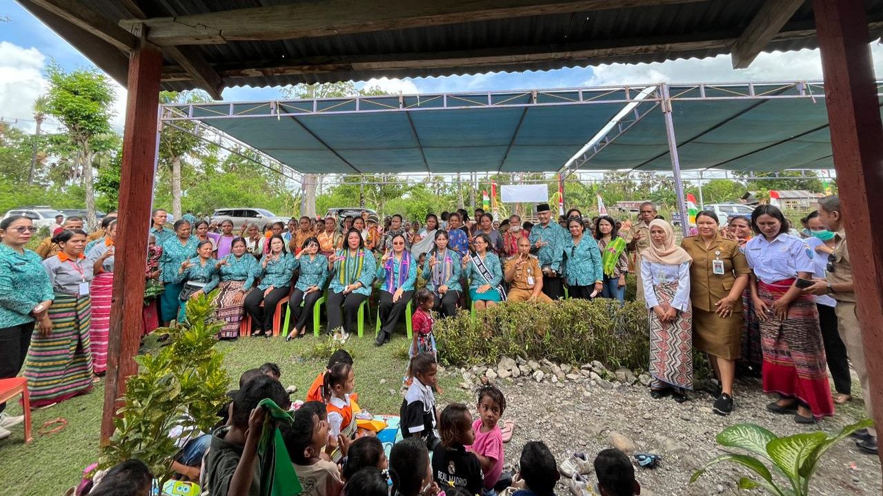 Bunda PAUD NTT Kunker ke Kabupaten TTU, Supervisi PKK dan Lomba Posyandu