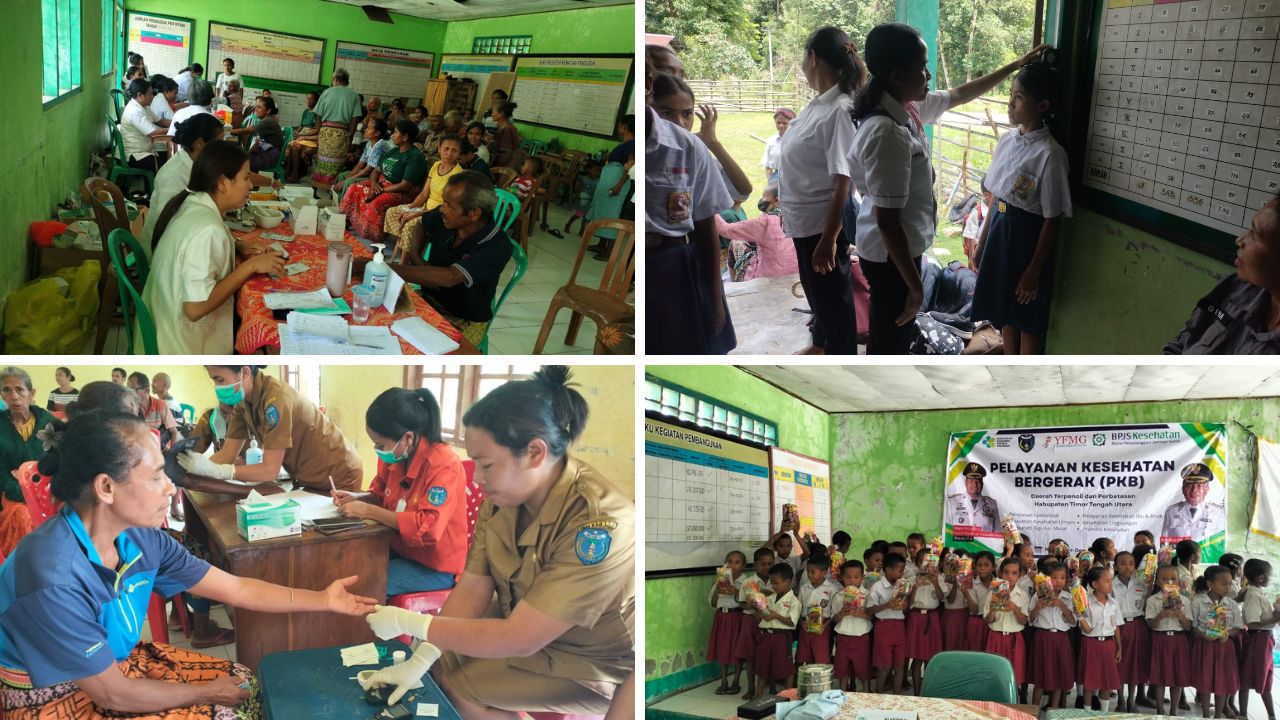 Sasar Empat Desa Perbatasan dan Terpencil, Dinkes TTU Sukses Gelar Pelayanan Kesehatan Gratis