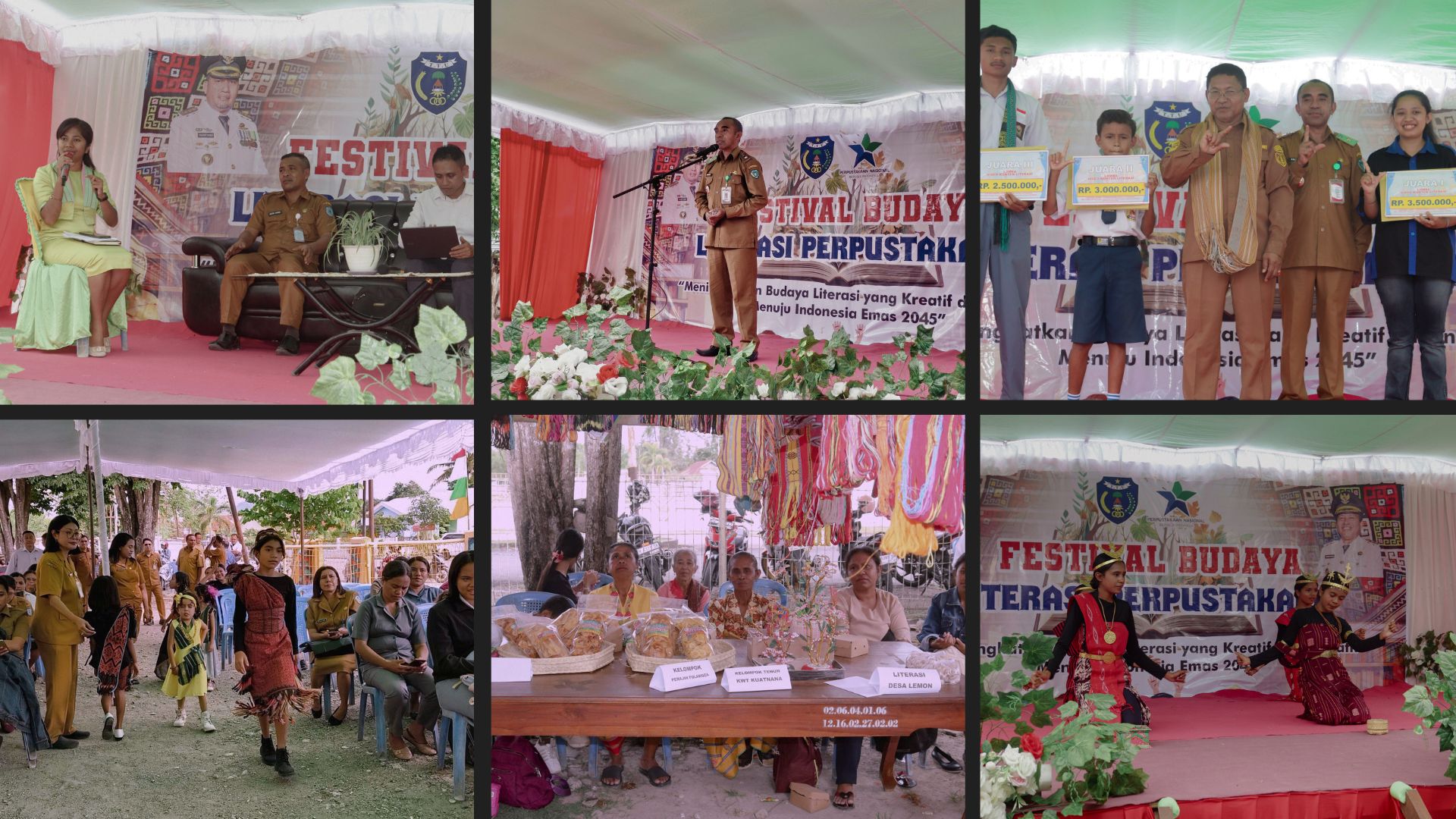 Meriah, Festival Budaya Literasi Perpustakaan 2025 Menuju Indonesia Emas 2045