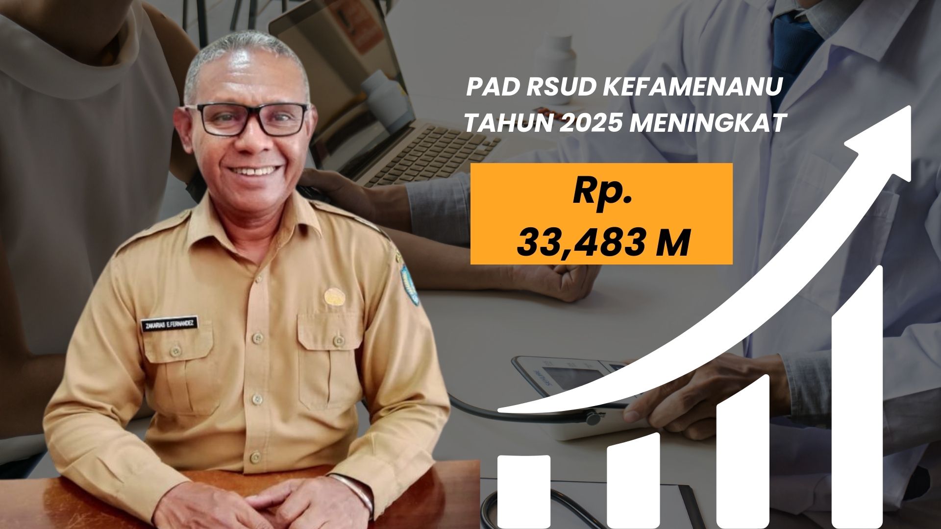 Bupati TTU Apresiasi RSUD Kefamenanu, PAD Tahun 2025 Capai Rp33,483 M