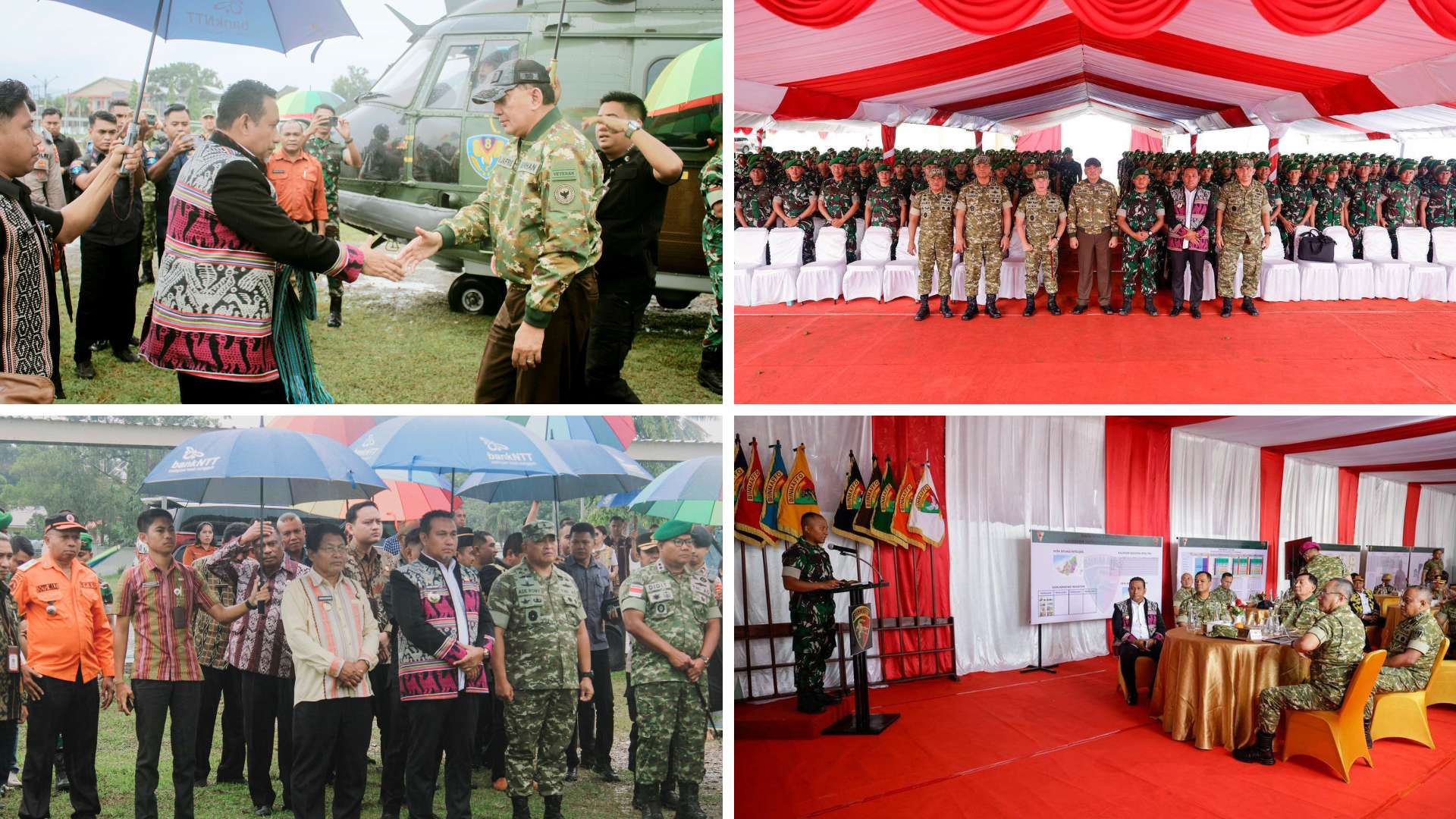 Bupati dan Wakil Bupati TTU Terima Kunjungan Kerja Menteri Pertahanan RI