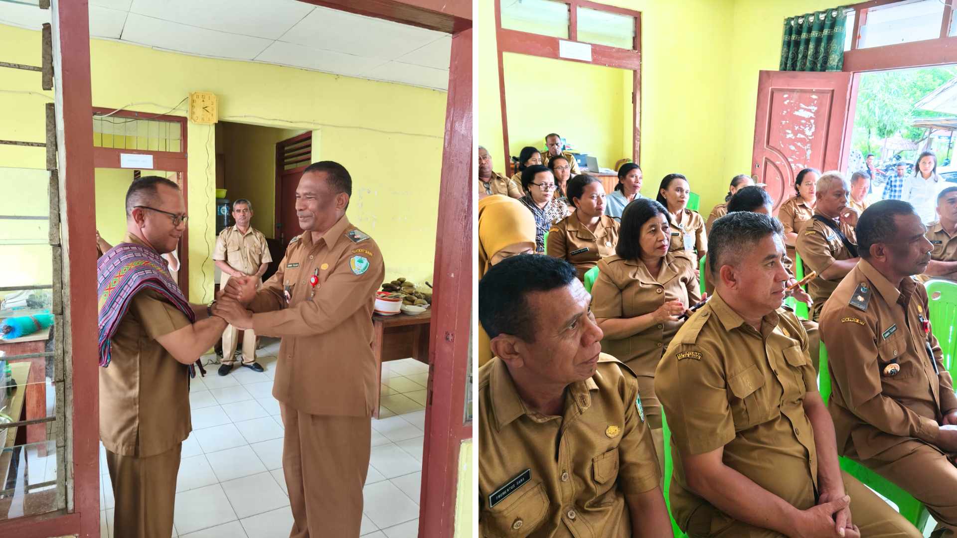 Momen Haru Warnai Perpisahan di Dinas Kominfotik TTU