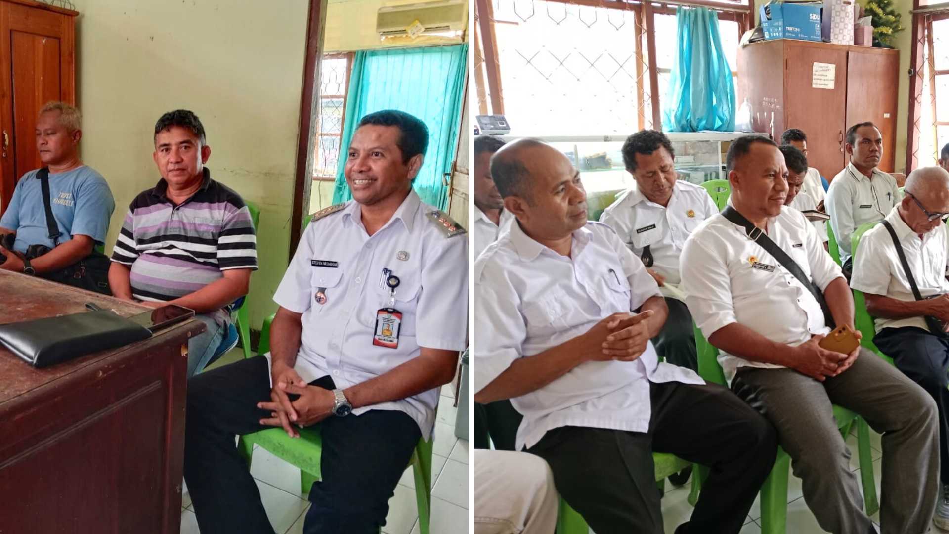 Diskominfotik TTU Terima Safari Camat Miomaffo Timur dan Para Kades