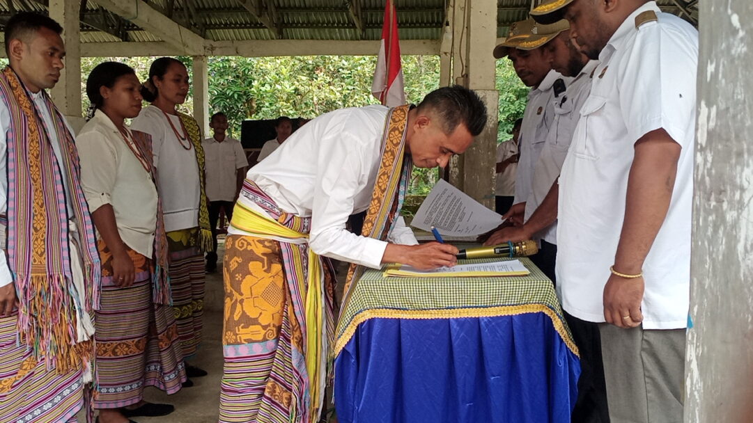 Empat Kepala Dusun Resmi Dikukuhkan, Desa Banain Percepat Kinerja Pemerintahan