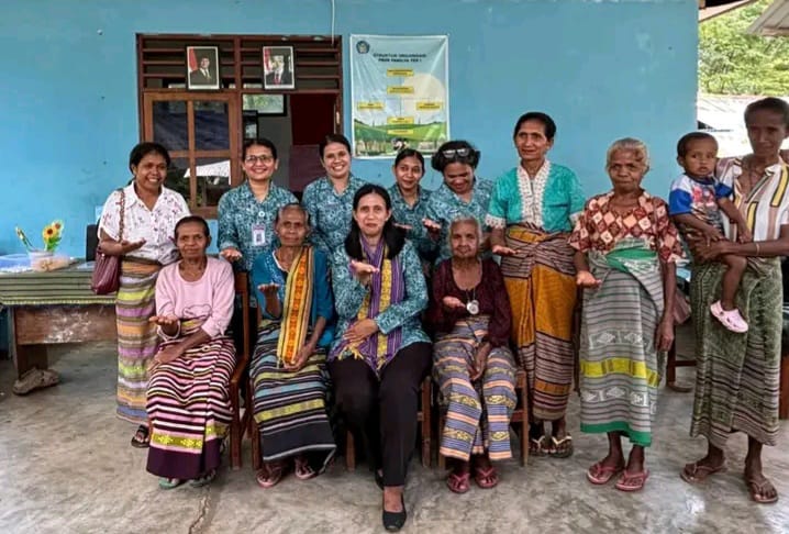 Tim TP PKK Kabupaten TTU Kunjungi PAUD Familya 1 di Desa Tes untuk Dorong Perlindungan Anak