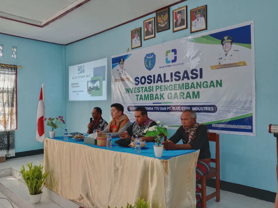 TTU Siap Jadi Lumbung Garam, Bupati dan Pimpinan Investor Turun Lakukan Sosialisasi
