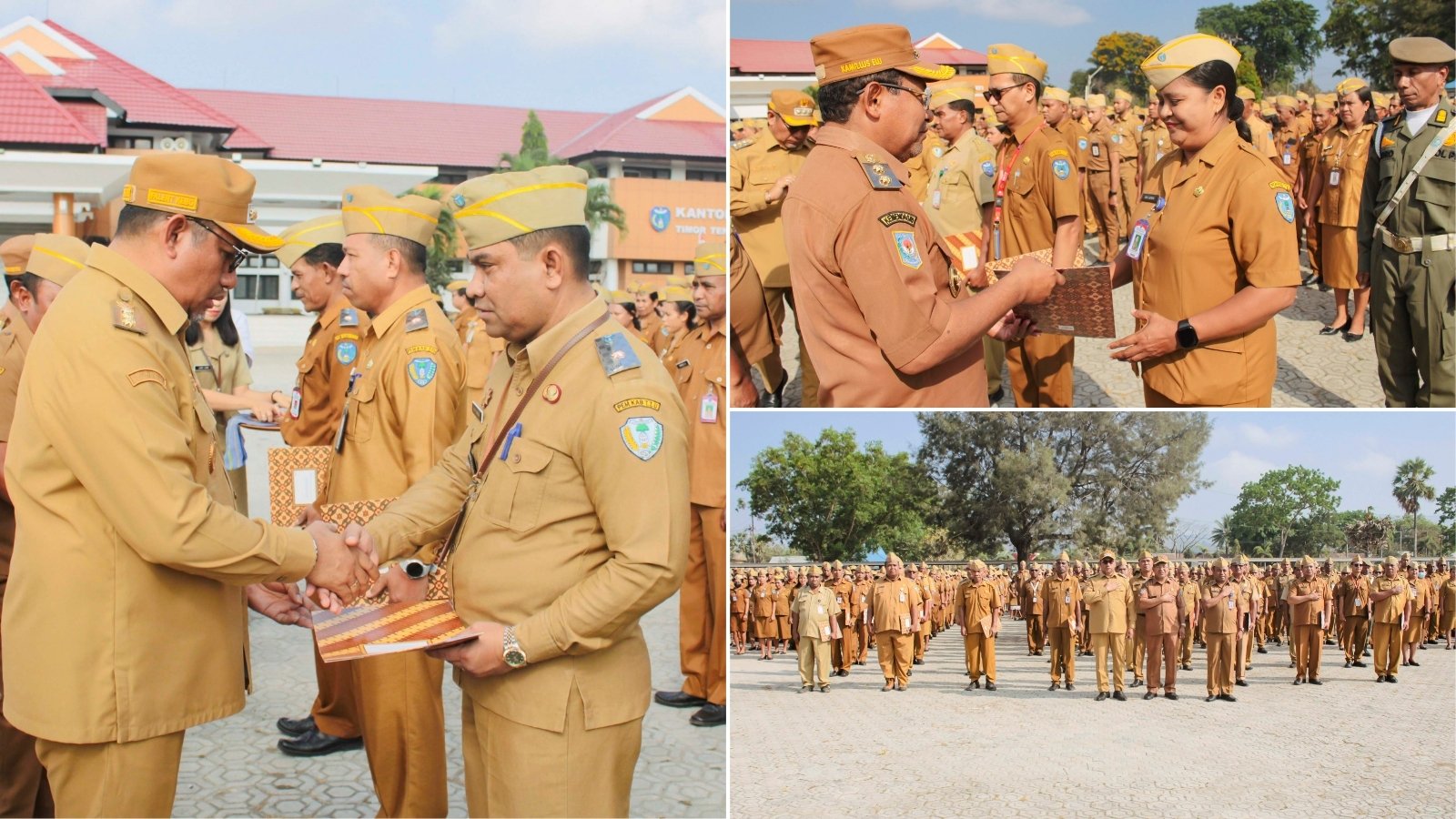 Bupati TTU Beri Penghargaan kepada 538 PNS atas Disiplin dan Prestasi Kerja