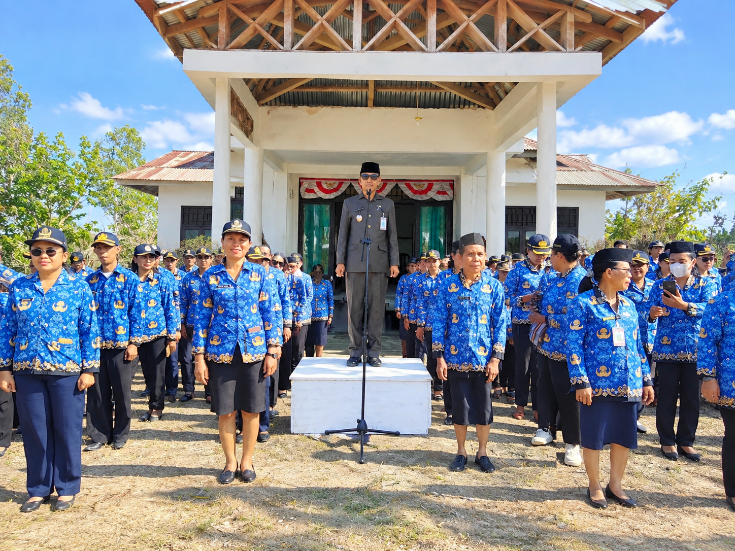 Camat Bikomi Tengah Dorong Kolaborasi di Hari Kesaktian Pancasila